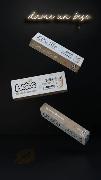 Horchata Besos Cart - 2G Sativa Besos Disposable Vape